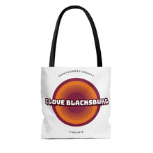 Load image into Gallery viewer, I Love Blacksburg Retro Tote Bag
