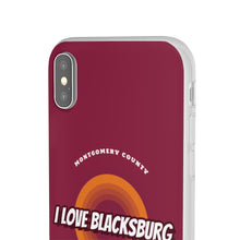 Load image into Gallery viewer, I Love Blacksburg Retro Flexi Phone Case
