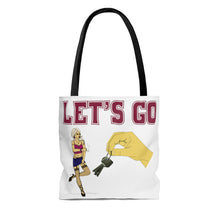 Load image into Gallery viewer, Let's Go Ho Keys Maroon &amp; Orange Tote Bag
