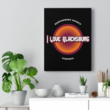 Load image into Gallery viewer, I Love Blacksburg Rock Canvas Gallery Wraps
