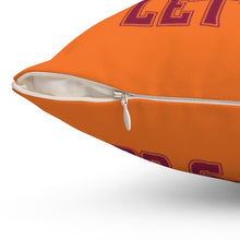 Load image into Gallery viewer, Let's Go Smiley Square Pillow
