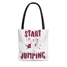 Load image into Gallery viewer, Start Jumping Group Tote Bag
