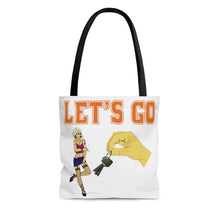 Load image into Gallery viewer, Let's Go Ho Keys Maroon &amp; Orange Tote Bag

