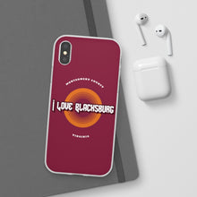 Load image into Gallery viewer, I Love Blacksburg Rock Flexi Phone Case
