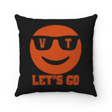 Load image into Gallery viewer, Let's Go Smiley Square Pillow Case
