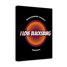 Load image into Gallery viewer, I Love Blacksburg Retro Canvas Gallery Wraps
