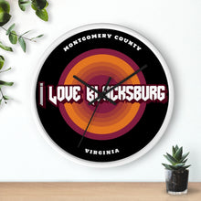 Load image into Gallery viewer, I Love Blacksburg Rock Wall Clock
