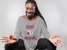 Load image into Gallery viewer, Start Jumping Group Long Sleeve Tee
